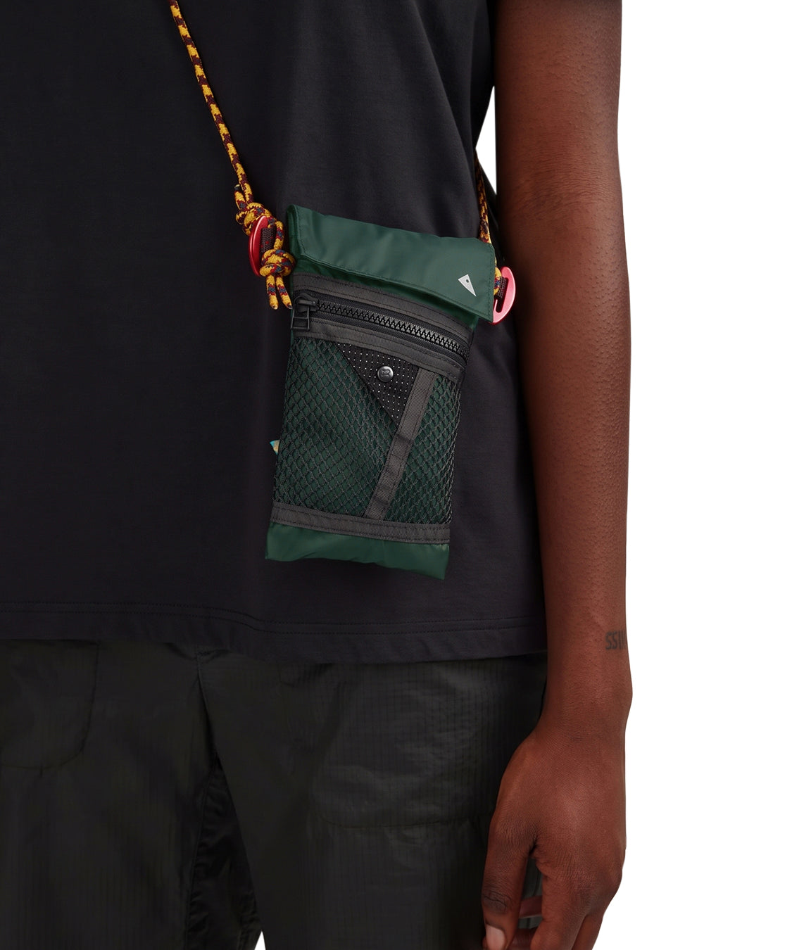 Tracolla Algir Lanyard Pocket KLÄTTERMUSEN Unisex - Verde
