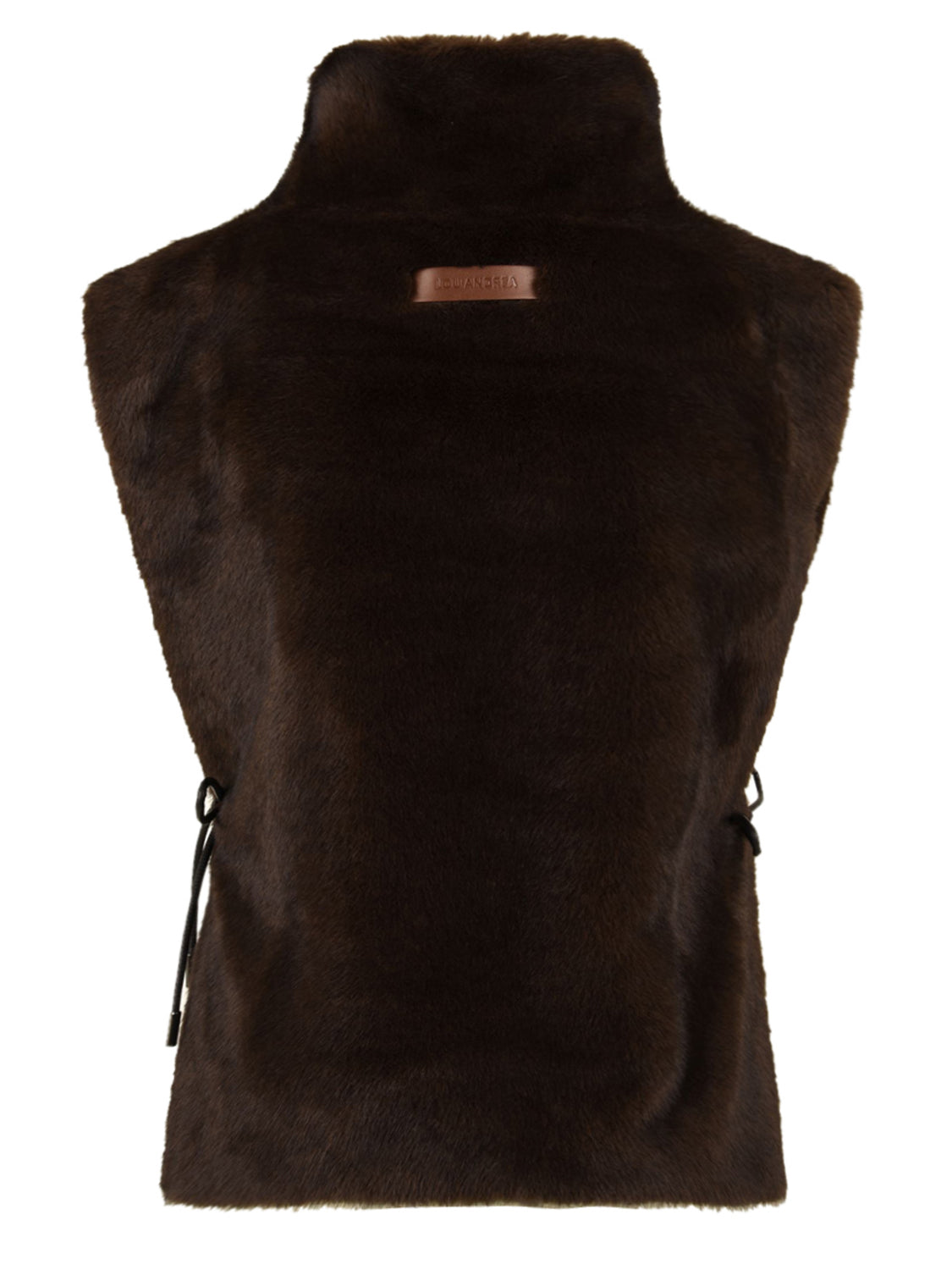 Gilet Faux Mix LOU ANDREA Donna - Marrone
