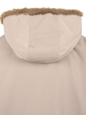 Parka Nylon reversibile Fake Mink LOU ANDREA Donna - Marrone