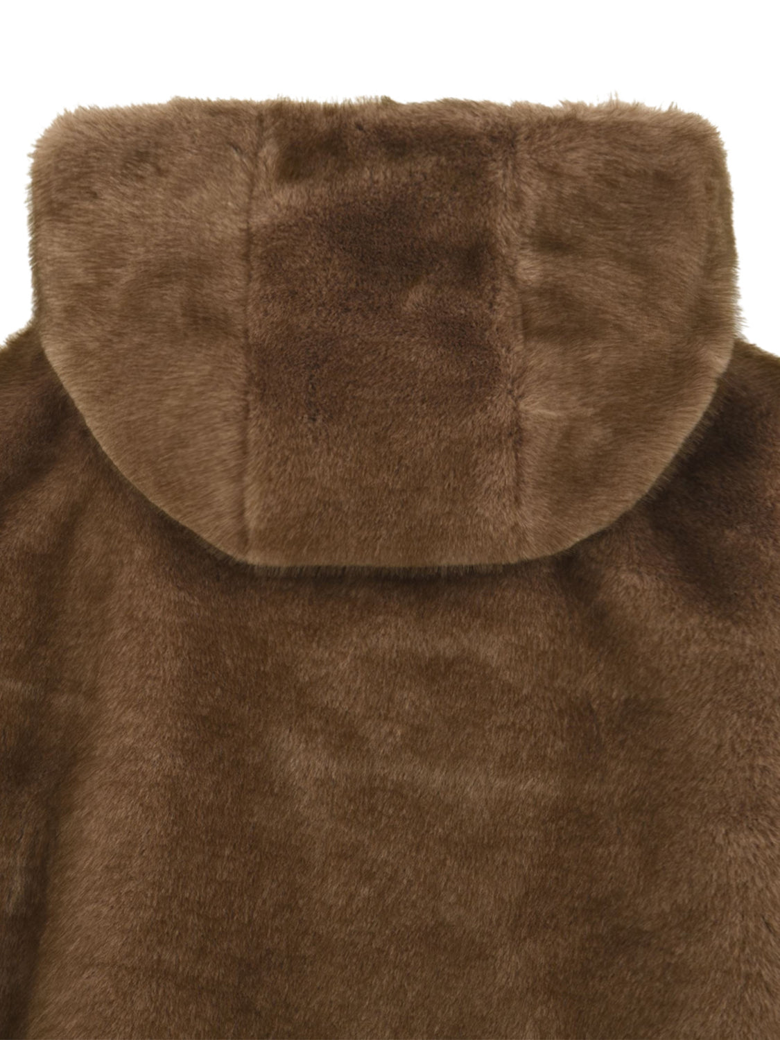 Parka Nylon reversibile Fake Mink LOU ANDREA Donna - Marrone