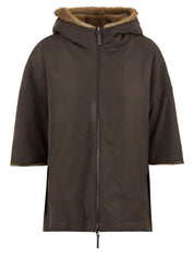 Parka reversibile Fake Mink LOU ANDREA Donna - Marrone