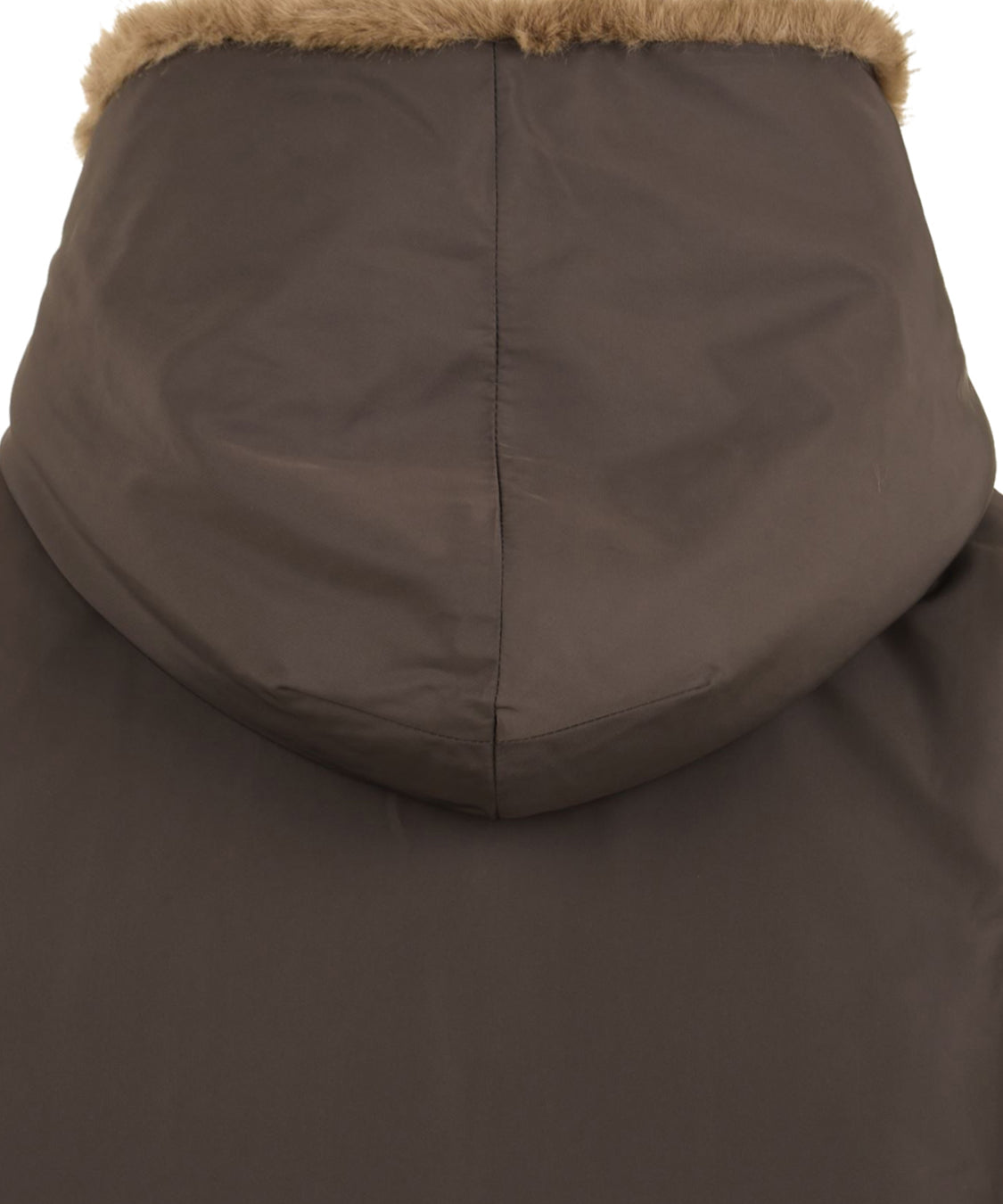 Parka reversibile Fake Mink LOU ANDREA Donna - Marrone