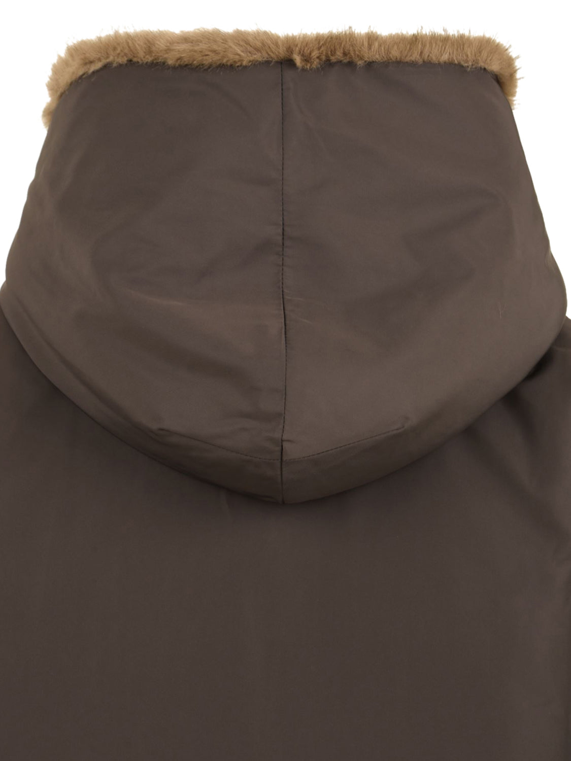 Parka reversibile Fake Mink LOU ANDREA Donna - Marrone