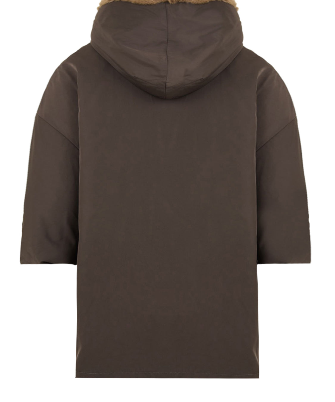 Parka reversibile Fake Mink LOU ANDREA Donna - Marrone