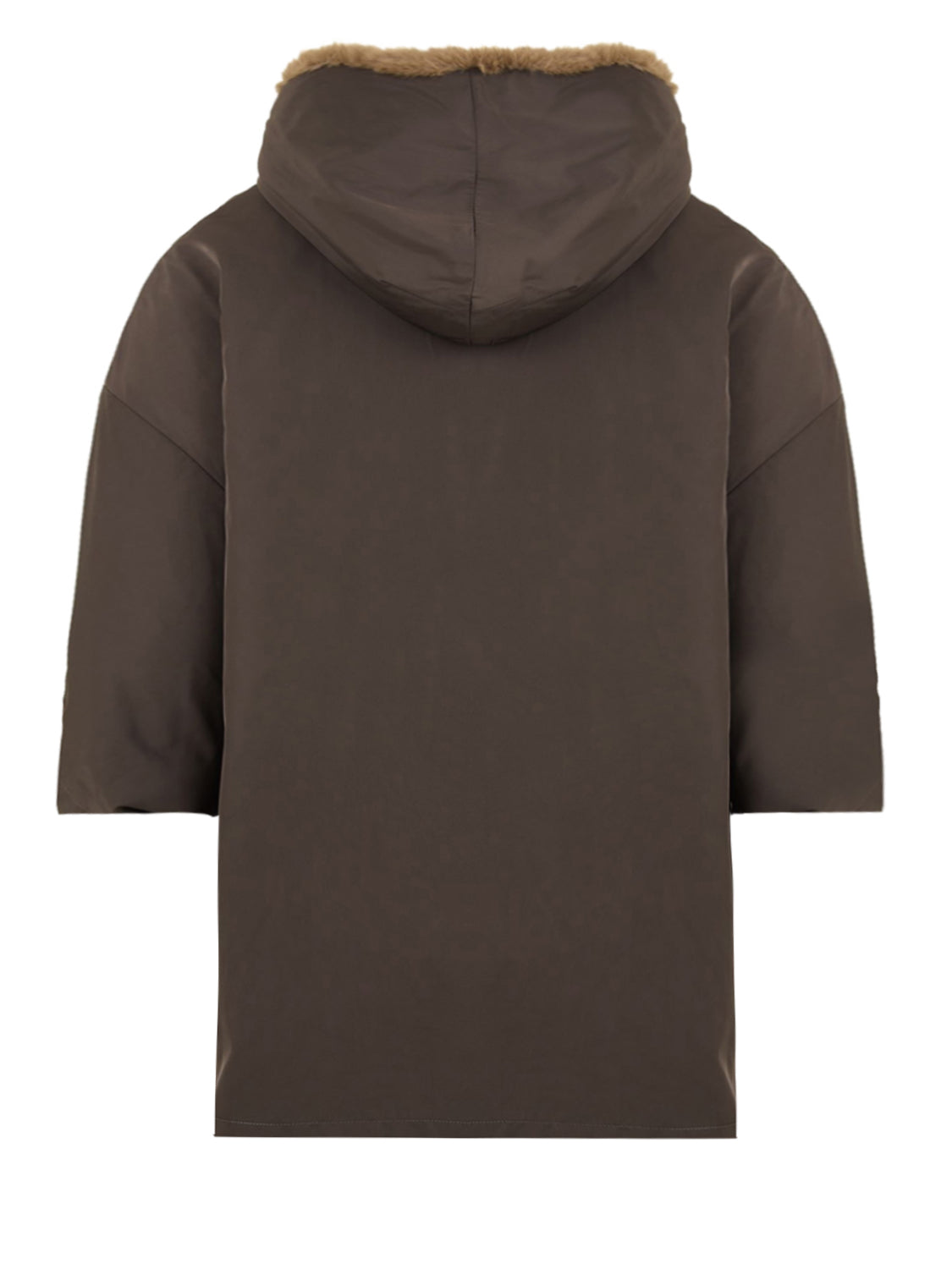 Parka reversibile Fake Mink LOU ANDREA Donna - Marrone