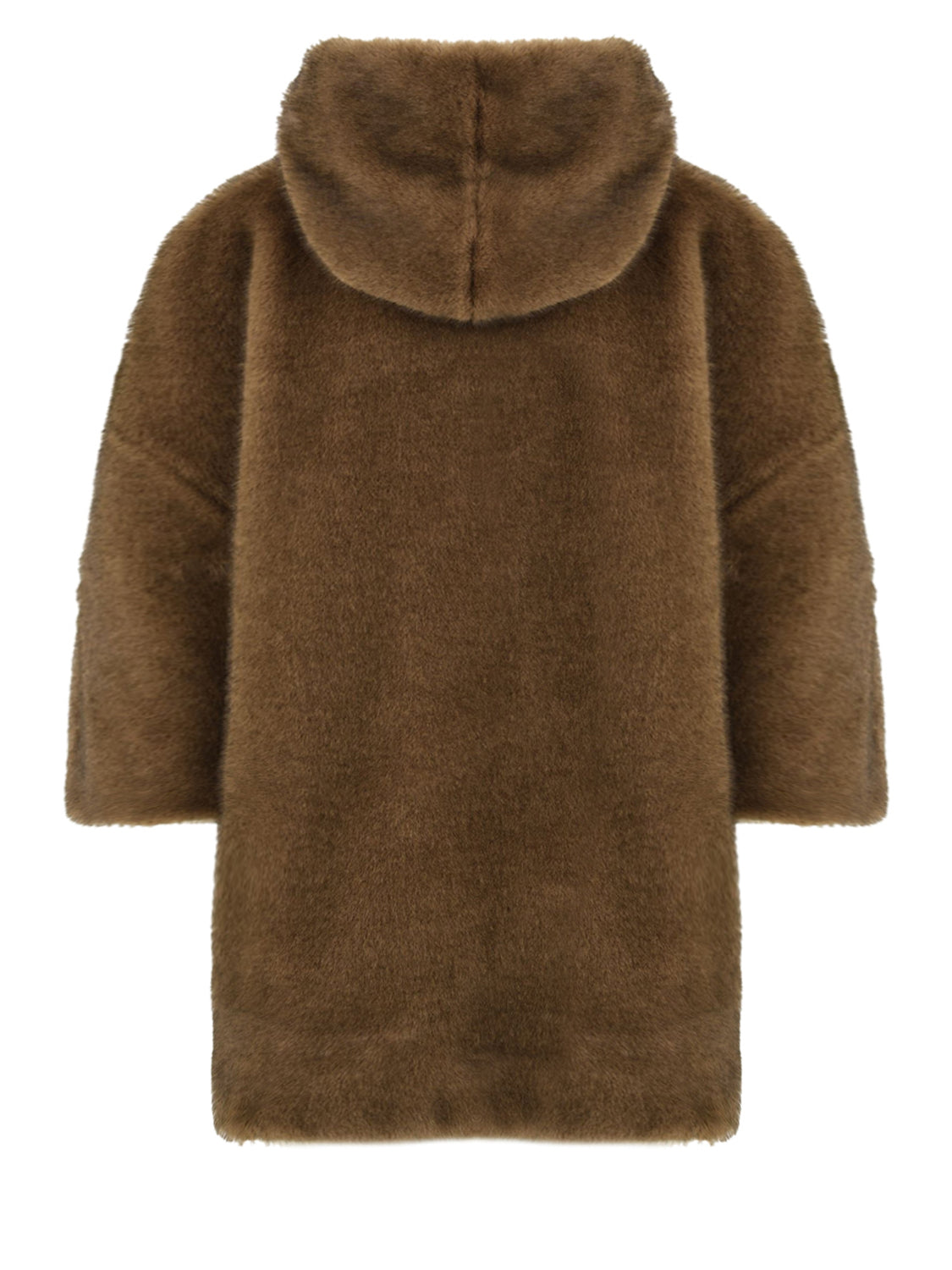 Parka reversibile Fake Mink LOU ANDREA Donna - Marrone