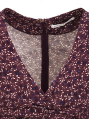 Abito midi con arricciatura MAR DE MARGARITAS Donna - Bordeaux