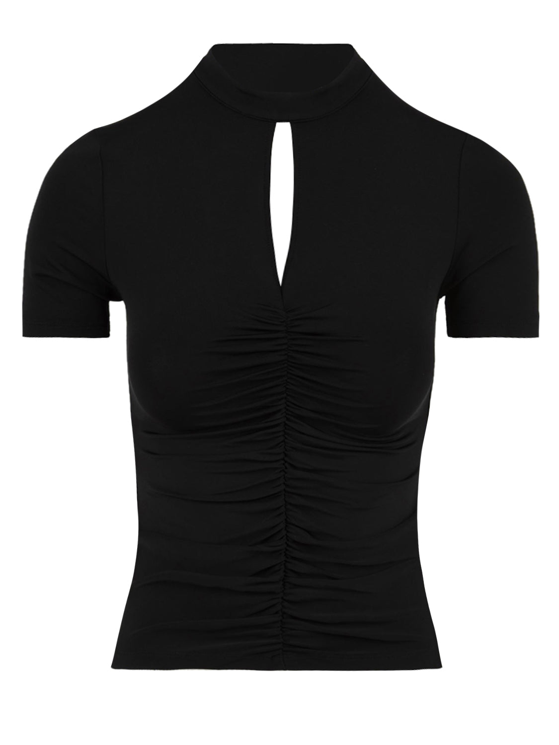Top a manica corta MAR DE MARGARITAS Donna - Nero