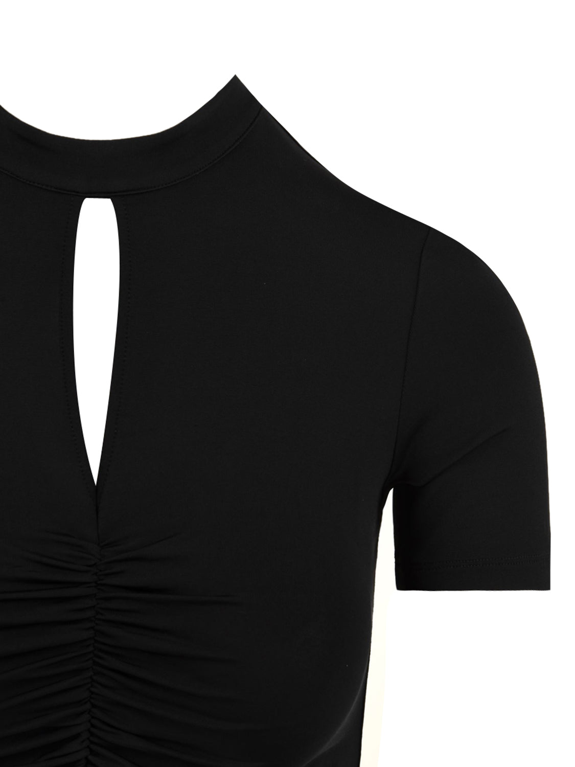 Top a manica corta MAR DE MARGARITAS Donna - Nero