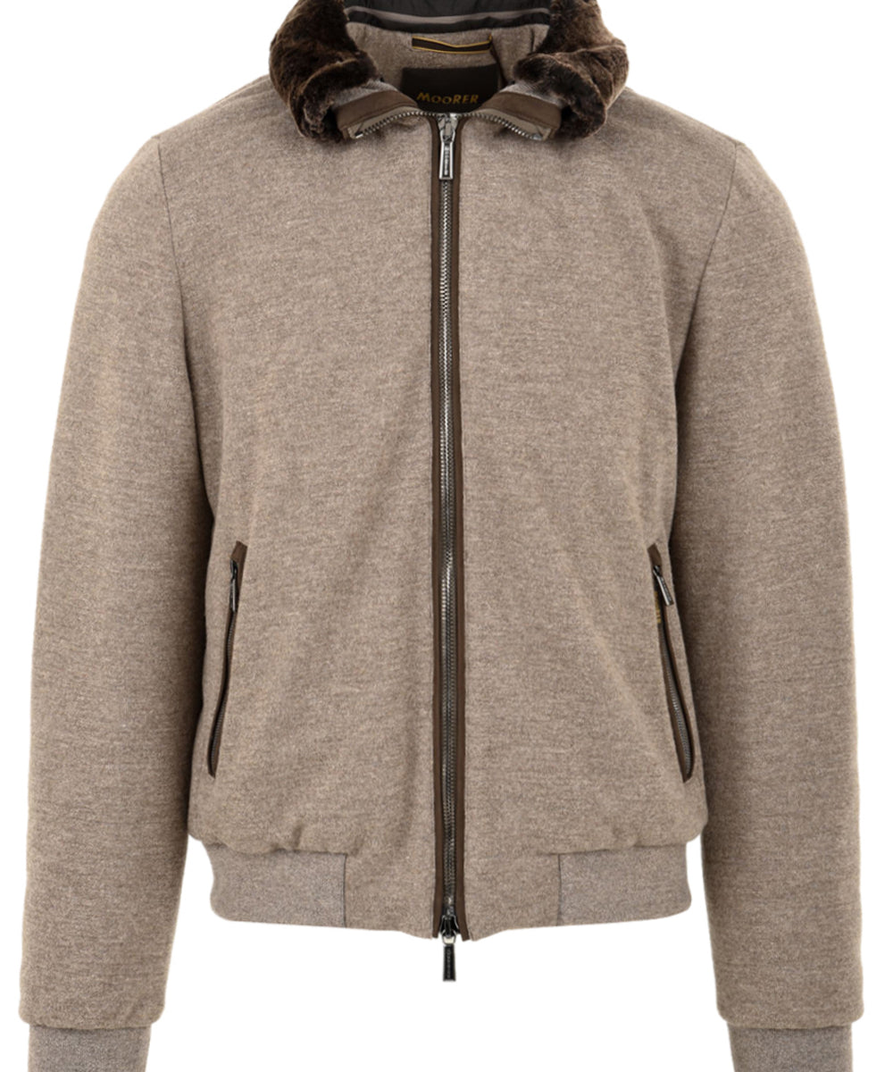 Bomber Bellati-MRW MOORER Uomo - Taupe