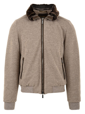 Bomber Bellati-MRW MOORER Uomo - Taupe