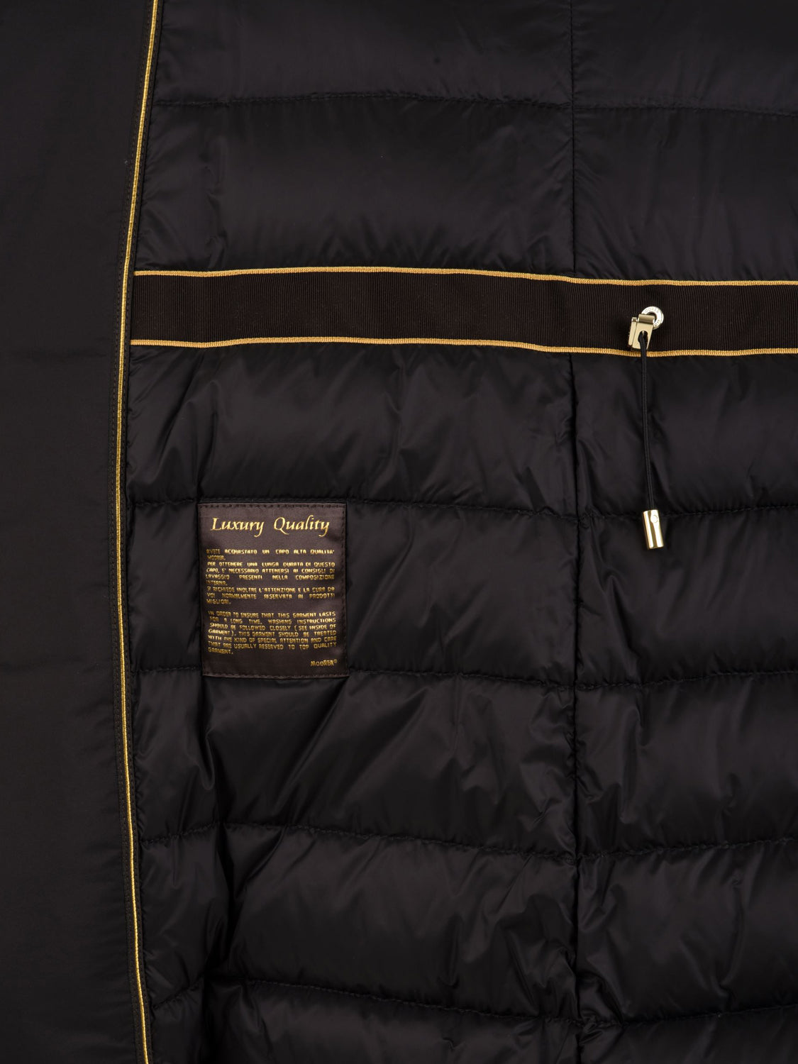 Cappotto Senja-Mr3 MOORER Donna - Nero