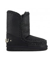 Stivaletto Eskimo 24 Rhinestones Logo MOU Donna - Nero