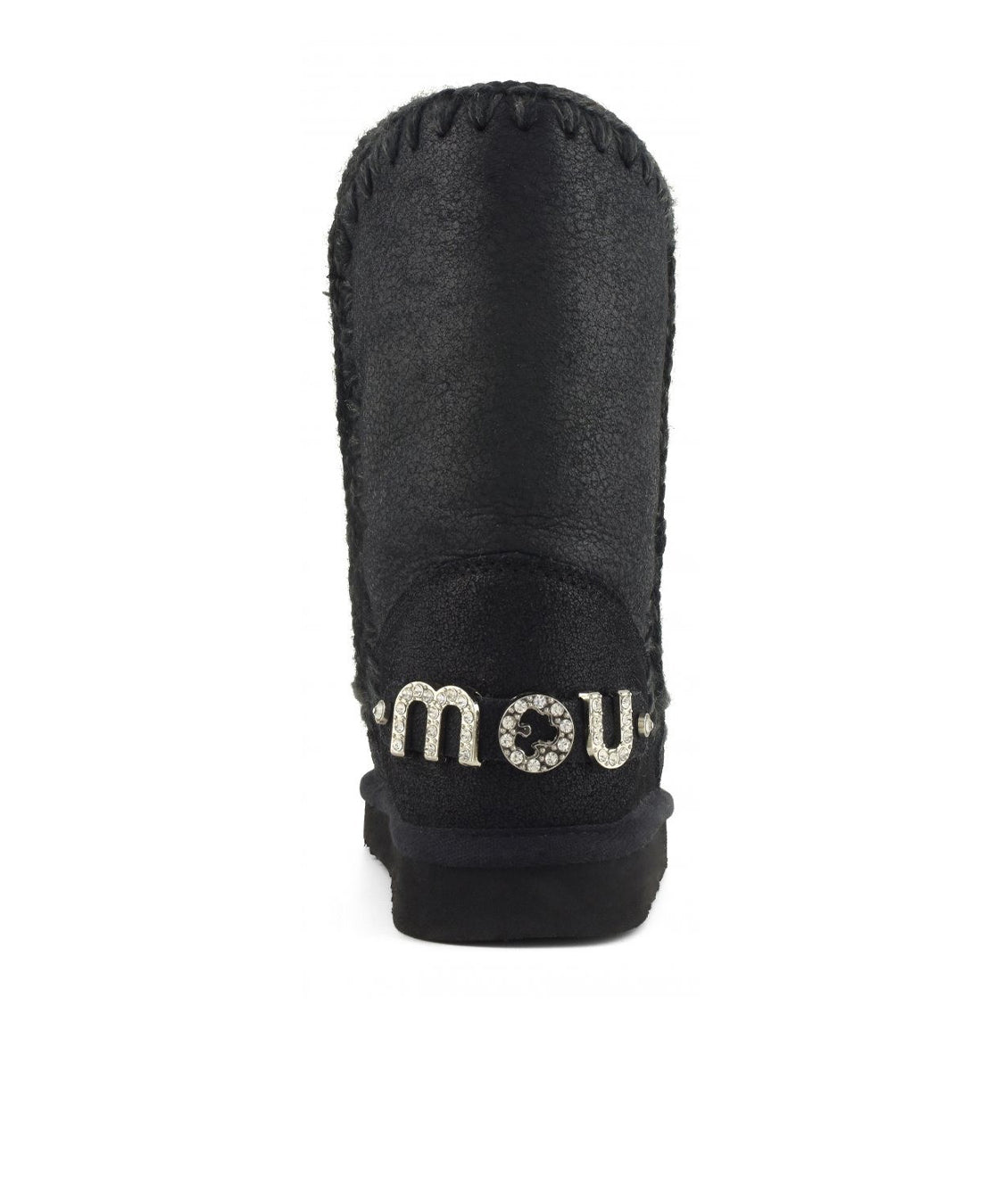 Stivaletto Eskimo 24 Rhinestones Logo MOU Donna - Nero