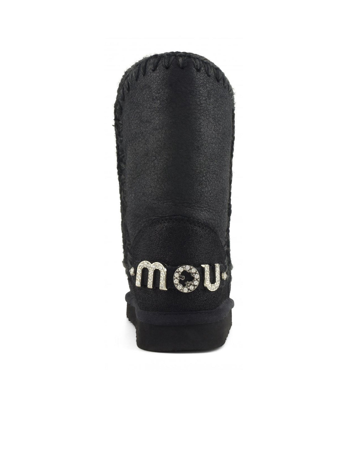 Stivaletto Eskimo 24 Rhinestones Logo MOU Donna - Nero