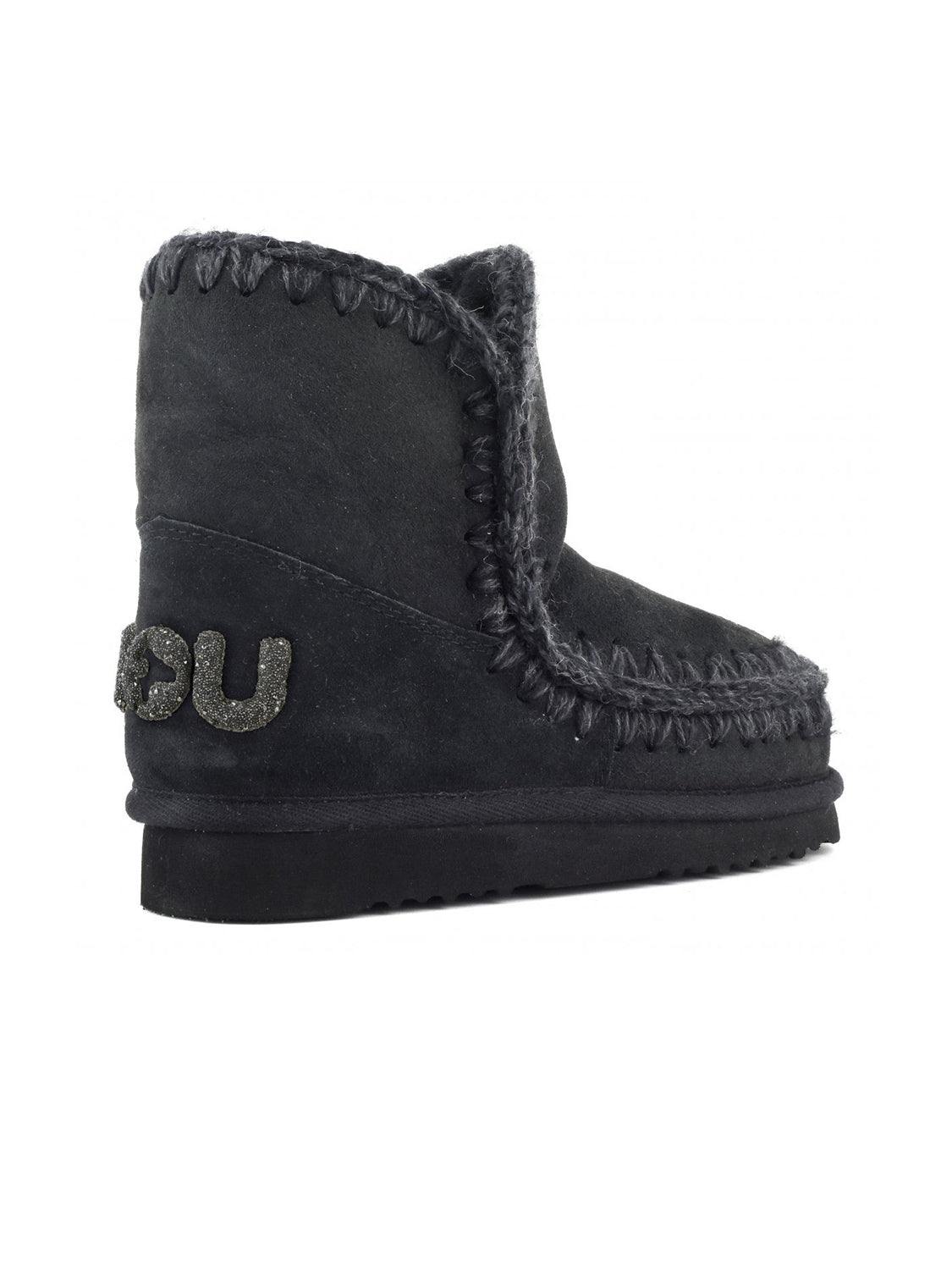 Stivaletto Eskimo 18 Glitter Logo MOU Donna - Nero