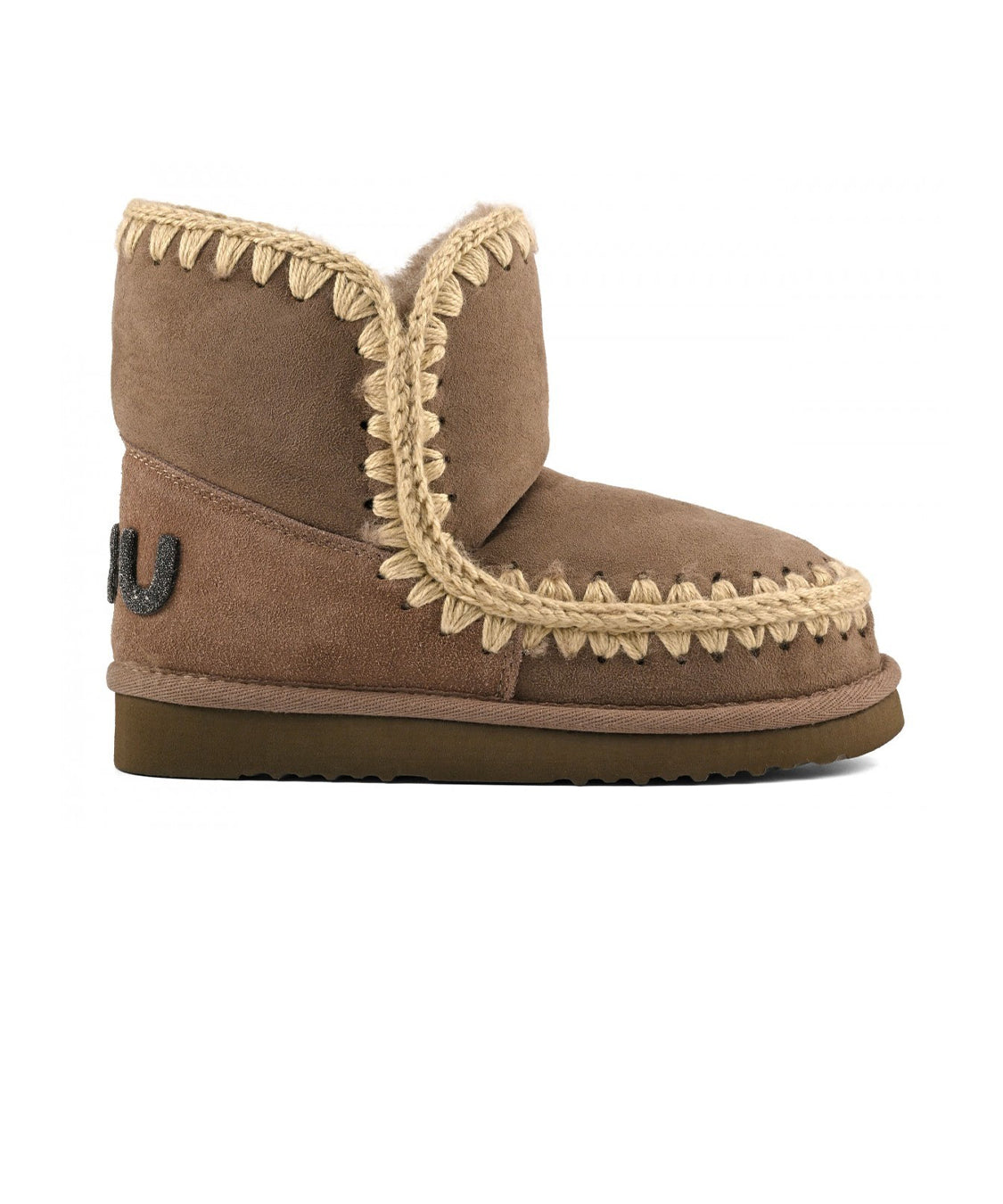 Stivaletto Eskimo 18 Glitter Logo MOU Donna - Elephant Grey
