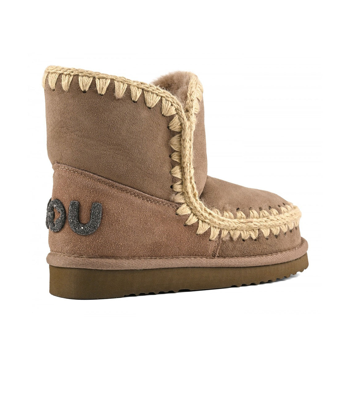 Stivaletto Eskimo 18 Glitter Logo MOU Donna - Elephant Grey
