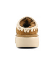 Sabot Bounce Metal Logo MOU Donna - Cognac