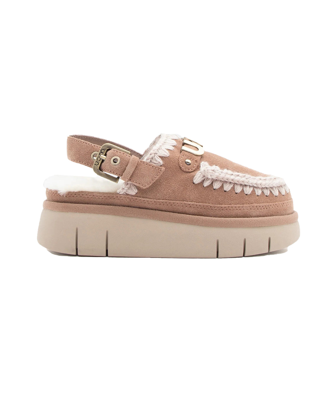 Sabot Bounce Back Strap Letter MOU Donna - Pink Brown