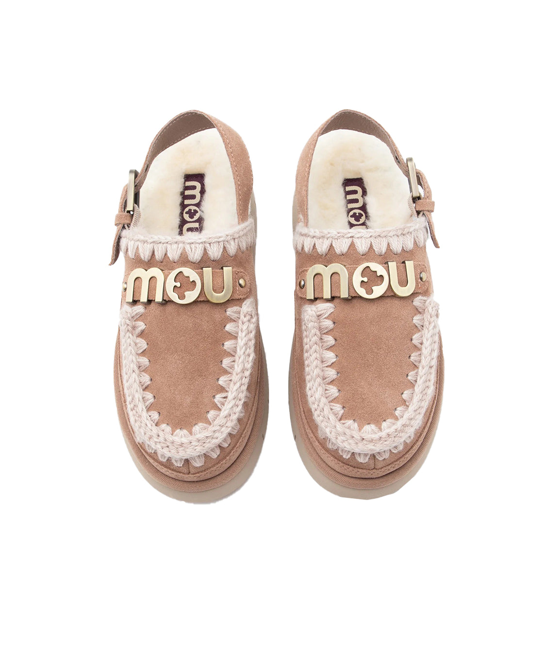 Sabot Bounce Back Strap Letter MOU Donna - Pink Brown