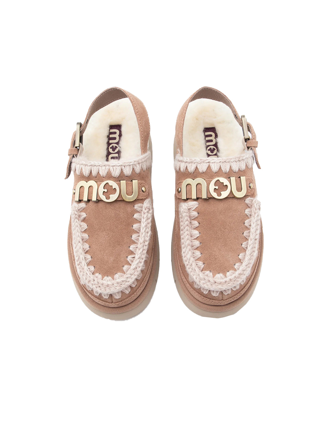 Sabot Bounce Back Strap Letter MOU Donna - Pink Brown