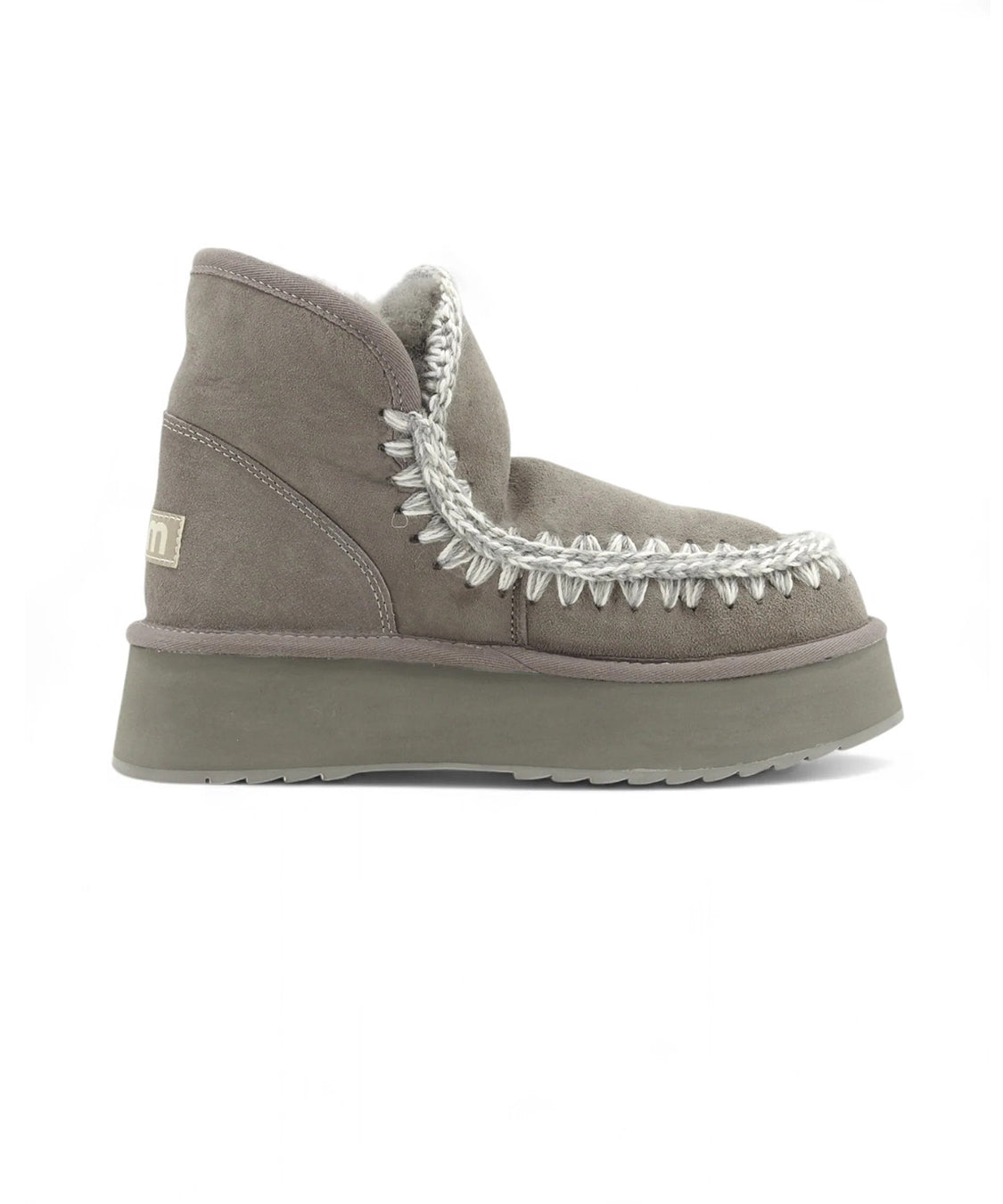 Stivaletto Mini Eskimo Platform MOU Donna - Grigio