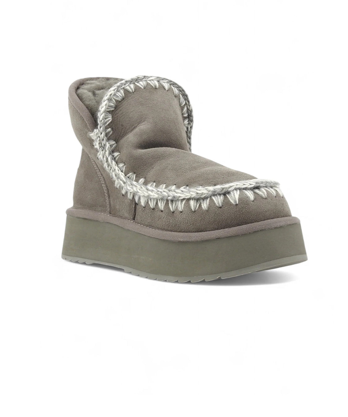 Stivaletto Mini Eskimo Platform MOU Donna - Grigio