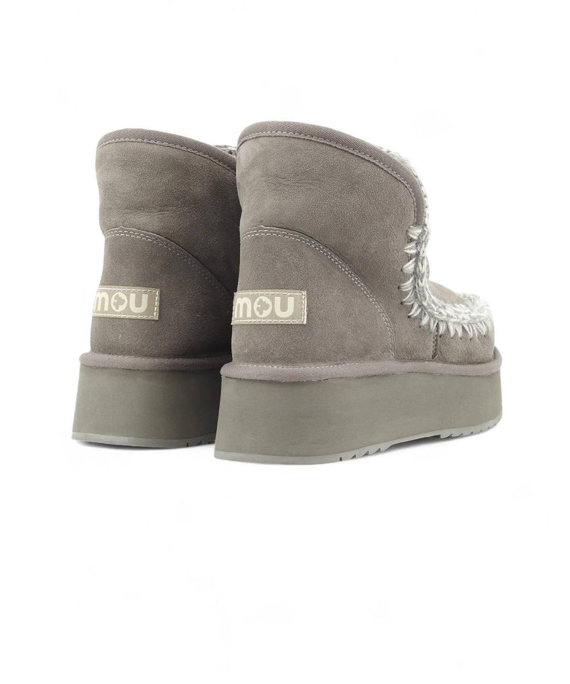 Stivaletto Mini Eskimo Platform MOU Donna - Grigio
