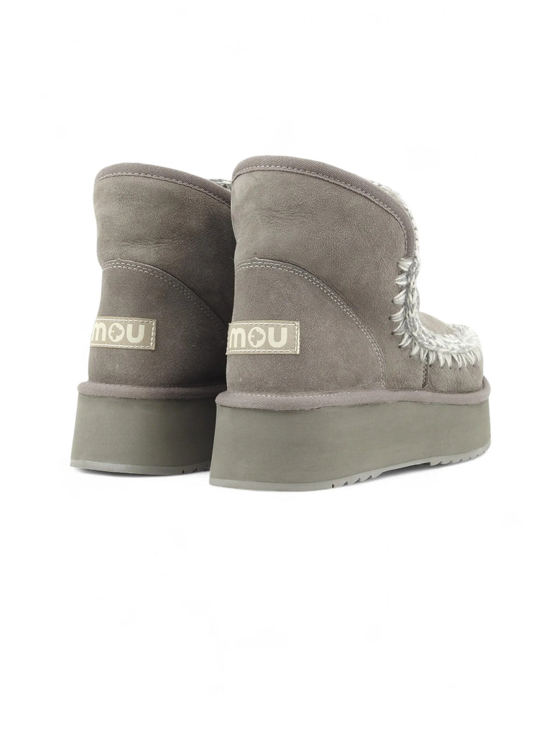 Stivaletto Mini Eskimo Platform MOU Donna - Grigio