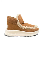 Sneakers Basse Speed Eskimo Suede MOU Donna - Cognac