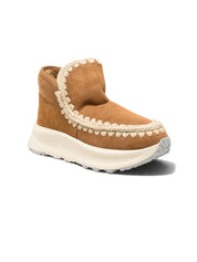Sneakers Basse Speed Eskimo Suede MOU Donna - Cognac