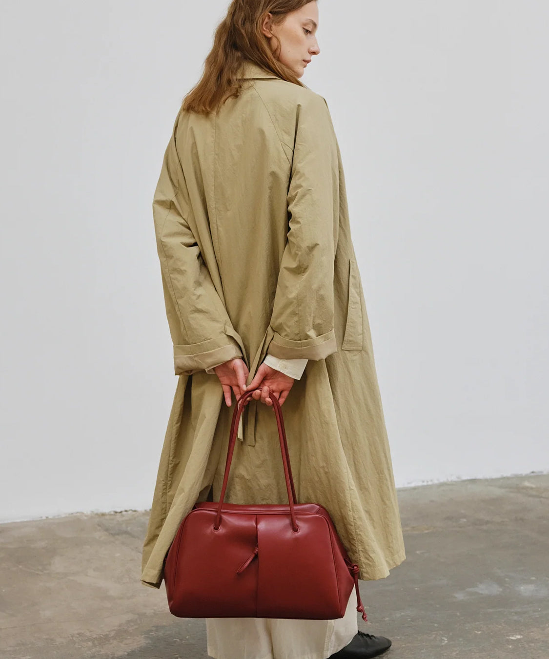 Borsa a spalla Brooklyn Bag OLEND Donna - Rosso