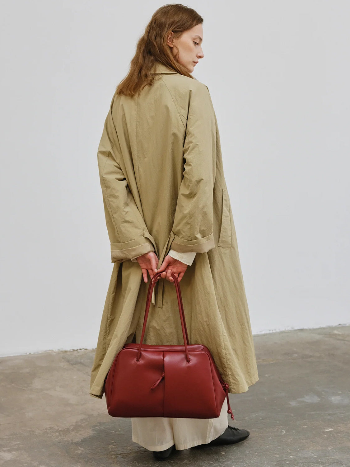 Borsa a spalla Brooklyn Bag OLEND Donna - Rosso