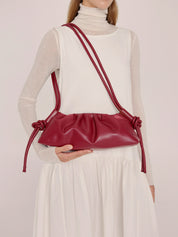 Borsa a spalla Dumpling Bag OLEND Donna - Rosso