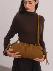 Borsa a spalla Dumpling Bag OLEND Donna - Marrone