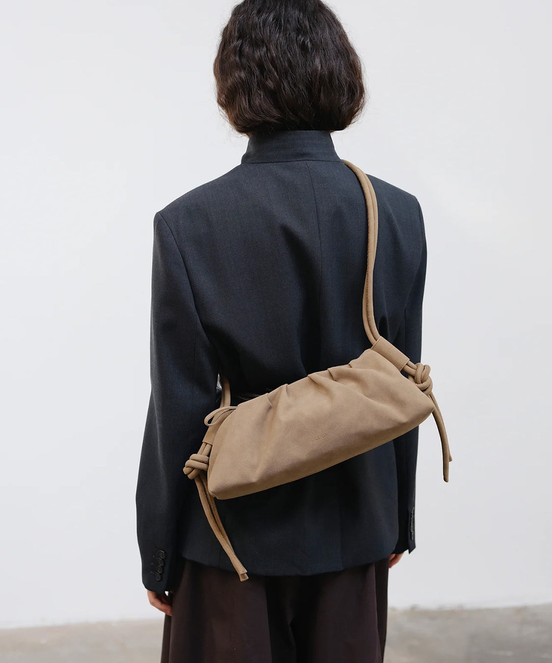 Borsa a spalla Dumpling Bag OLEND Donna - Beige
