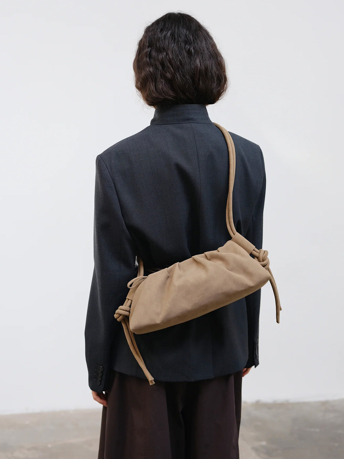 Borsa a spalla Dumpling Bag OLEND Donna - Beige