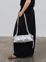 Borsa a spalla Dumpling Bag OLEND Donna - Argento