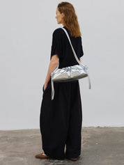 Borsa a spalla Dumpling Bag OLEND Donna - Argento