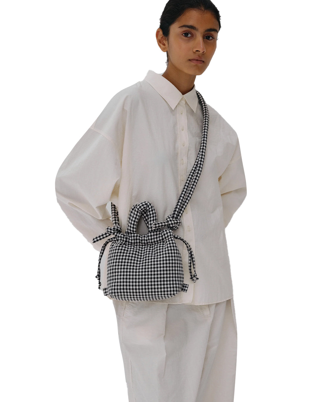 Borsa a mano con tracolla Micro Ona Soft Bag OLEND Donna - Nero