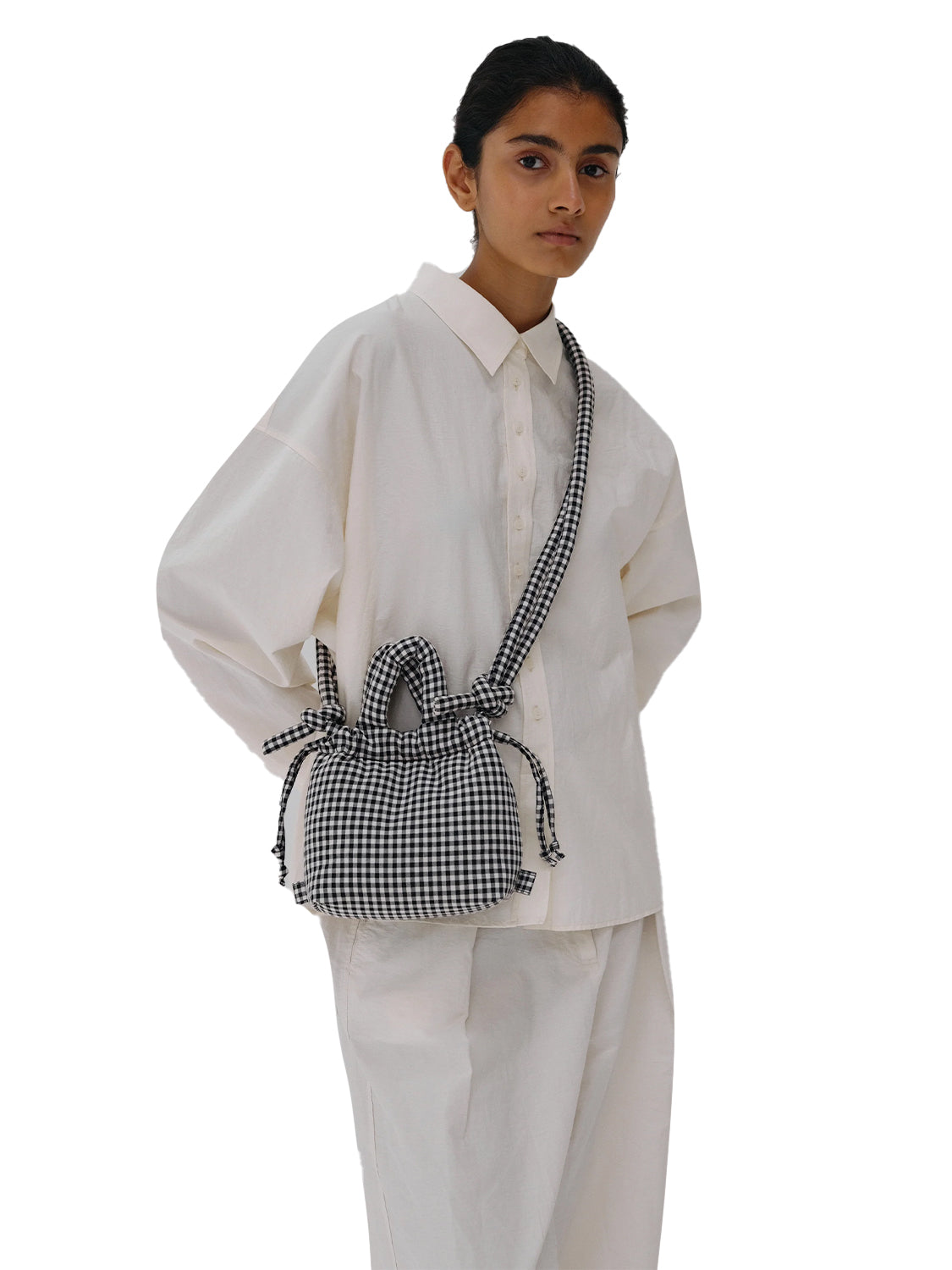 Borsa a mano con tracolla Micro Ona Soft Bag OLEND Donna - Nero