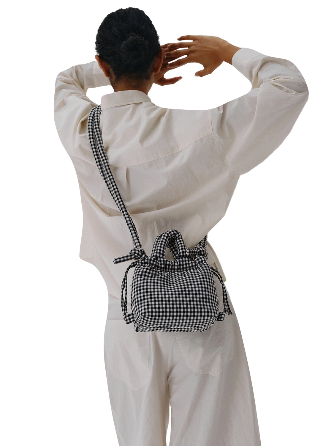 Borsa a mano con tracolla Micro Ona Soft Bag OLEND Donna - Nero