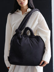 Borsa a mano con tracolla Ona Soft Bag OLEND Donna - Nero
