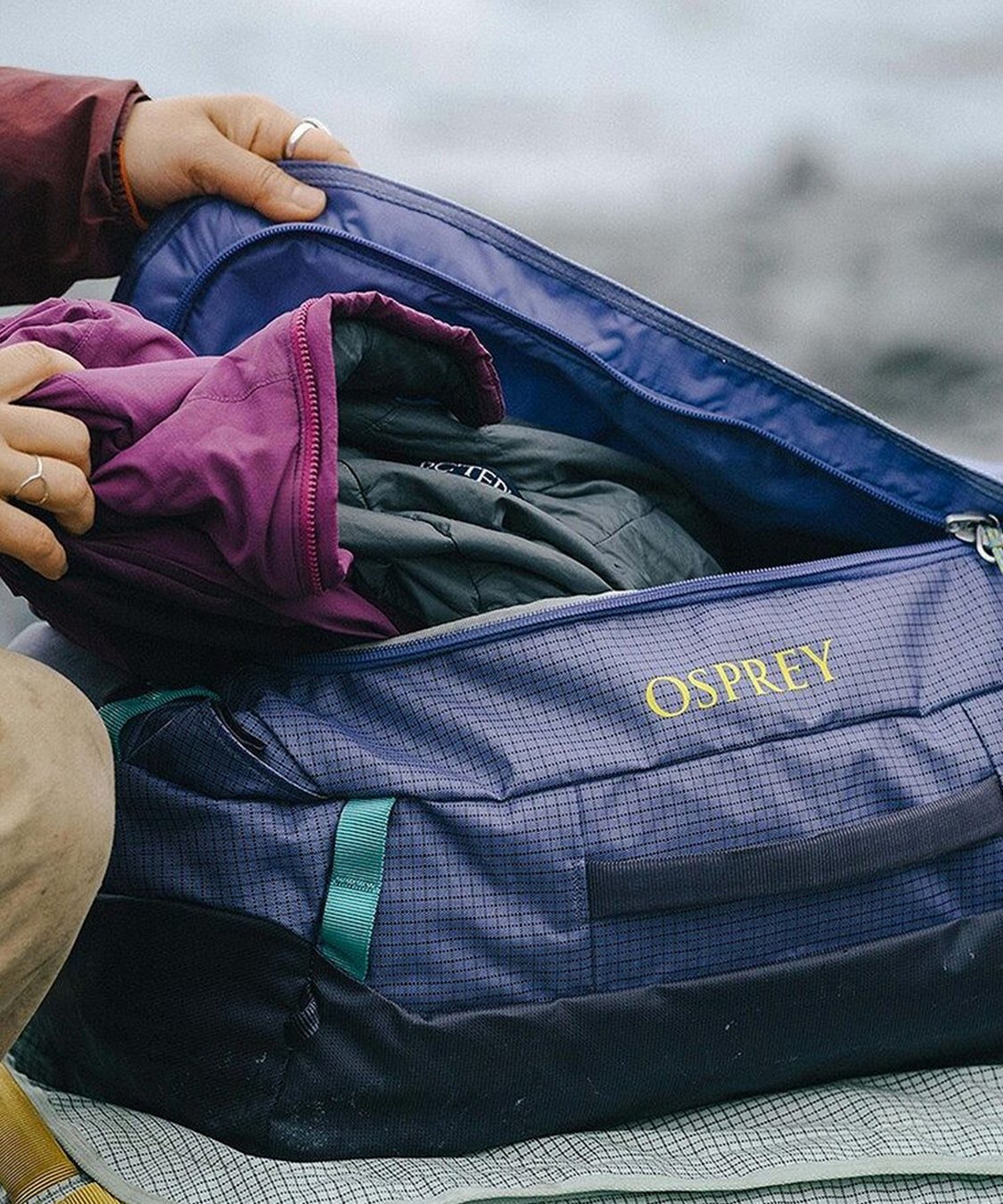 Borsone Transporter Duffel 40 OSPREY Unisex - Viola