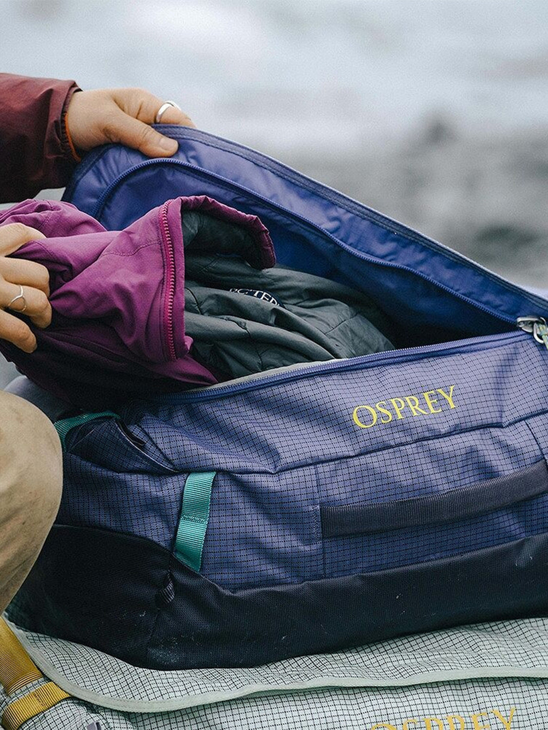 Borsone Transporter Duffel 40 OSPREY Unisex - Viola