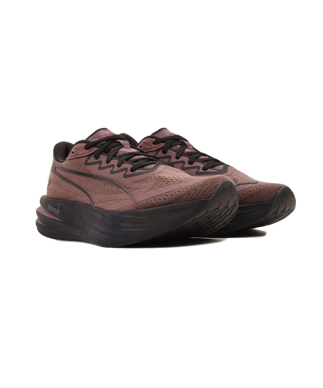 Scarpa Running Deviate Pure Nitro PUMA Uomo - Marrone