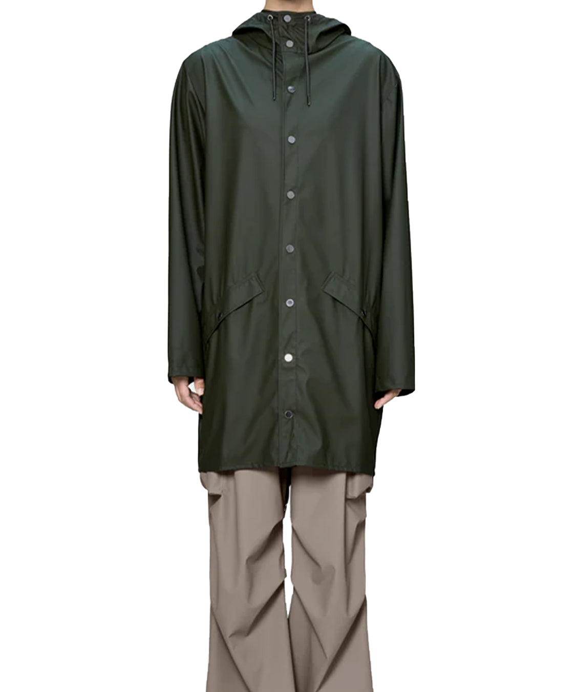 Giubbotto Long W3 RAINS Unisex - Verde