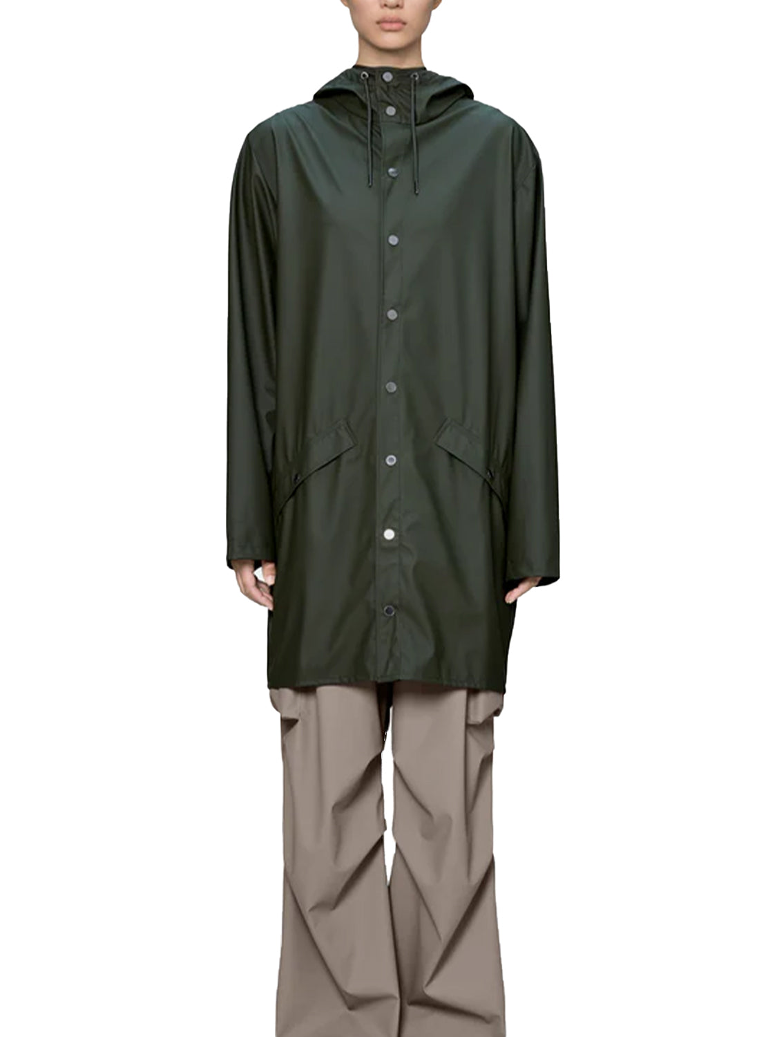 Giubbotto Long W3 RAINS Unisex - Verde