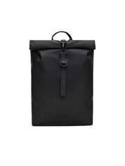Zaino Rolltop Rucksack Mini RAINS Unisex - Nero